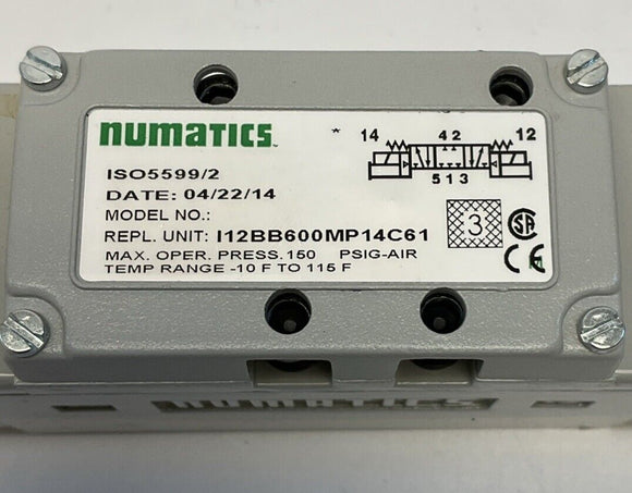 Numatics ISO5599/2 Valve Bank Assembly