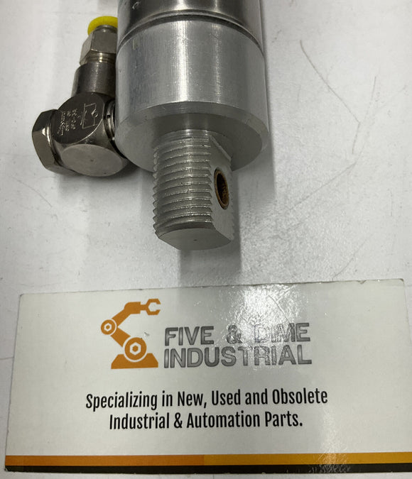 Clippard UDR-2-1 Pneumatic Cylinder 1-1/4" Bore 1" Stroke w/ Fittings