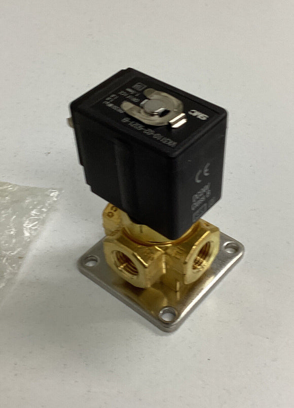 SMC VX3110-02-5DZ1-B 3-Way 24 Vdc Solenoid Valve