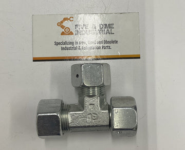 Parker EL15ZLCF El Swivel Nut Run Tee 2x15mm x M22-1.5 - 0