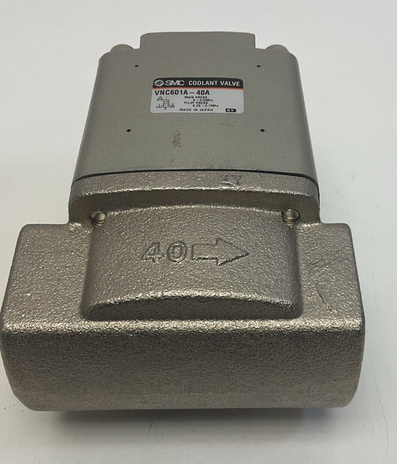 SMC VNC601A-40A 2-Way Valve for Coolant, Oil or Air