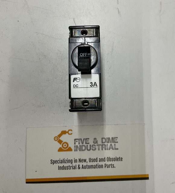 Fuji Electric CP31 E/3WDC Circuit Protector 3A 1-Pole