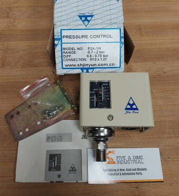 Shjinyun Pressure Control P2A-1/4 -0.7-2 Bar Diff 0.5-0.75 Bar M12