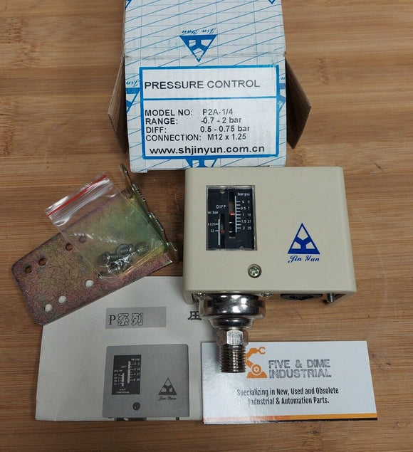 Shjinyun Pressure Control P2A-1/4 -0.7-2 Bar Diff 0.5-0.75 Bar M12