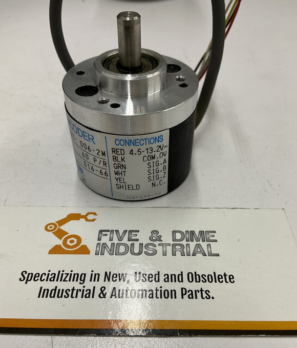 Nidec Nemicon OVW2-006-2M Rotary Encoder 016-66 9" Model