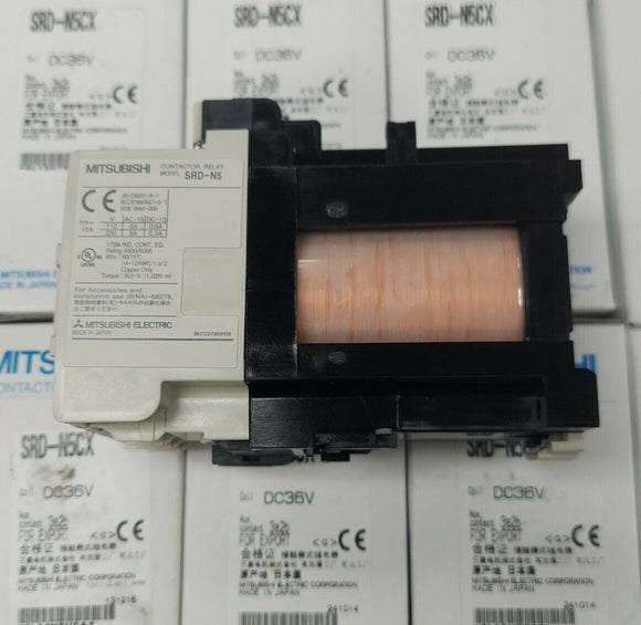 Mitsubishi SRD-N5CX 36VDC Coil Contractor Relay