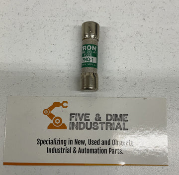Bussmann FNQ-1 - 1A Lot of (2) Tron Time-Delay Cartridge Fuses 500V - 0