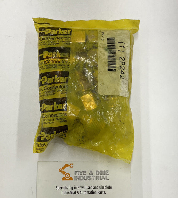 Parker 2P242 Fluid Connectors Lot of (10)