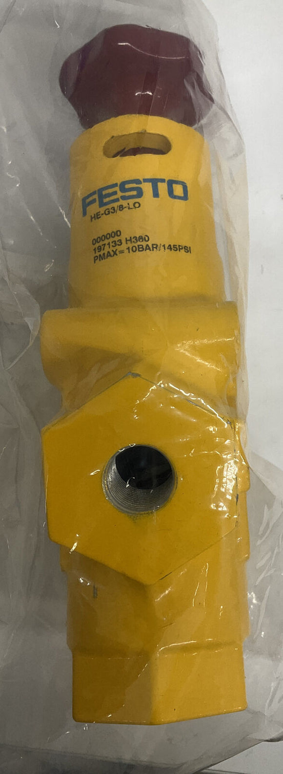 Festo  HE-G3/8-LO 145-PSI Shut Off Valve