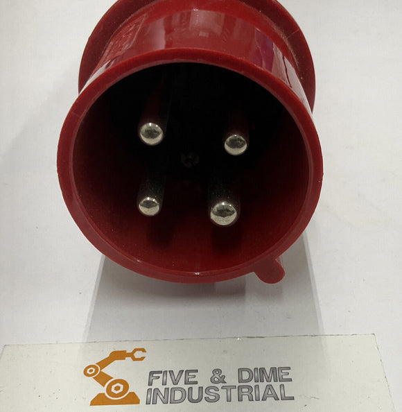 Weipu Type 283 Industrial Plug. 3P Ground