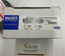 Merit Abrasives 4-1/2" x 7/8" Grit 50 Ceramic Fiber Sanding Discs.  25 pc-4