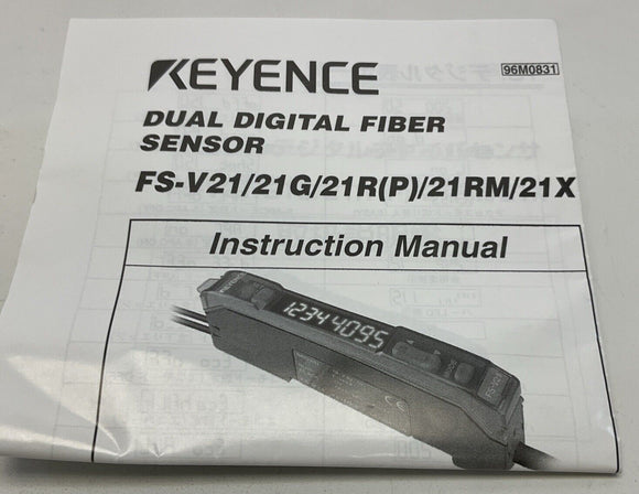 Keyence FS-V21RP Fiber Amplifier Unit w/ Fanuc Connector