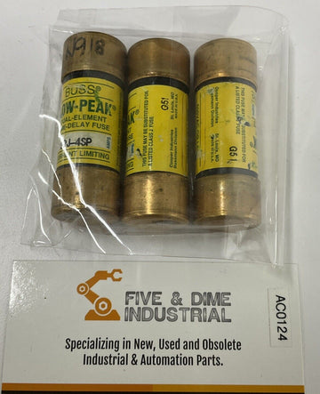 Bussmann Buss LPJ-4SP Dual Element 4-Amp Fuses. Lot of 3