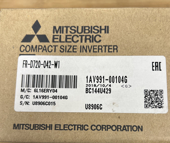 Mitsubishi Electric FR-D720-042-W1 Compact Inverter