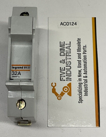 Legrand 01127 Din Mount 1-Pole Fuse Holder 32-Amps 380 Vac  CC 10.3X38 - 0