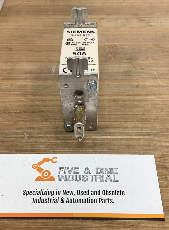 Siemens 3NA3 820 Fuse 50A