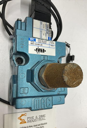 Mac 56C-12-661JD Proportional Valve 150 PSI with 130B-661JD 48VDC - 0