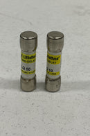Littelfuse FLQ10 / FLQ-10  Lot of 2  10 Amp Fuses-2