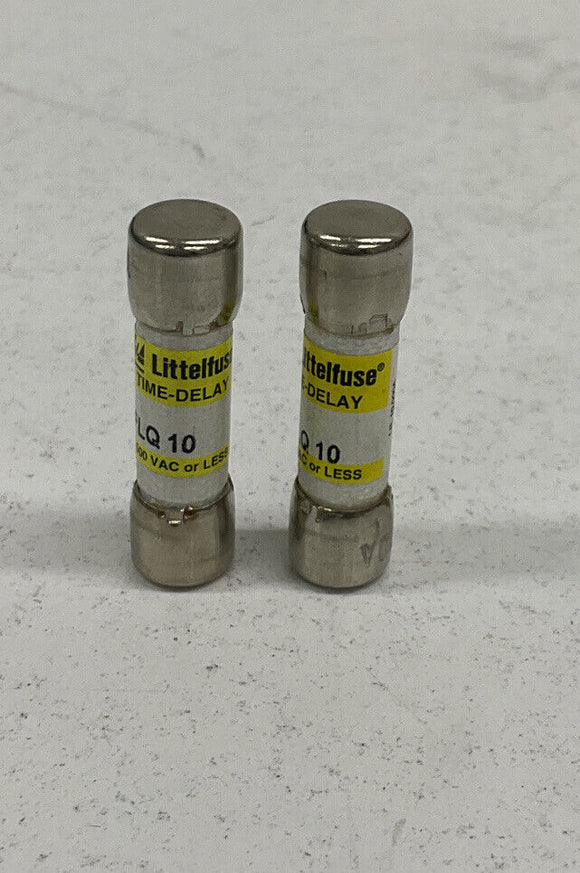 Littelfuse FLQ10 / FLQ-10  Lot of 2  10 Amp Fuses