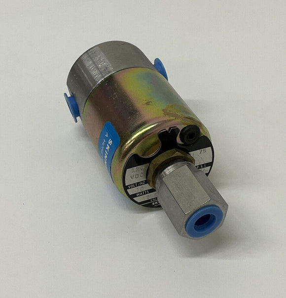 Honeywell Skinner V5L56020 3-way Solenoid Valve 120 VDC 1/8" Npt
