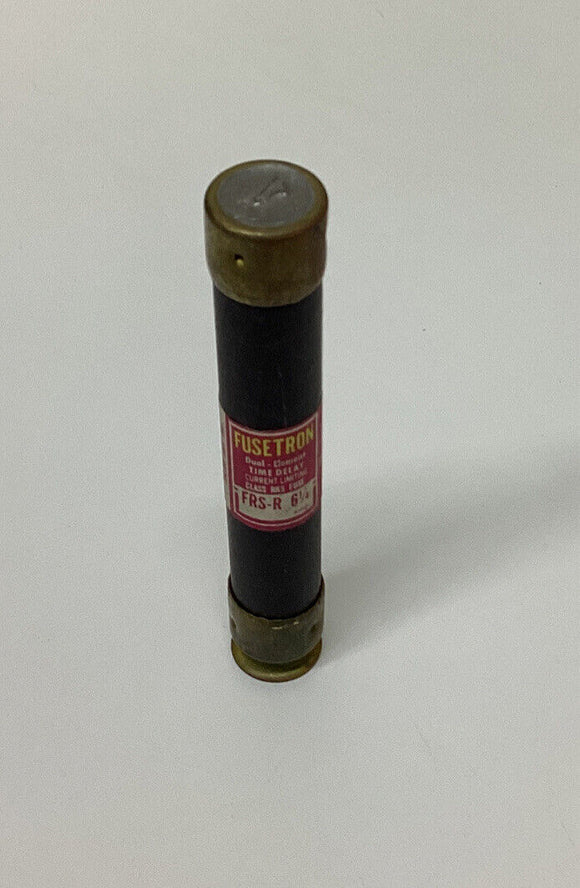 Bussmann Fusetron FRS-R-6-1/4 Time Delay Fuses 6-1/4A 600V Lot of (3)