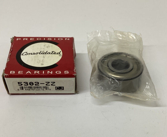 Consolidated 5302-ZZ Double Row Ball Bearing 15 x 42 x 19.05