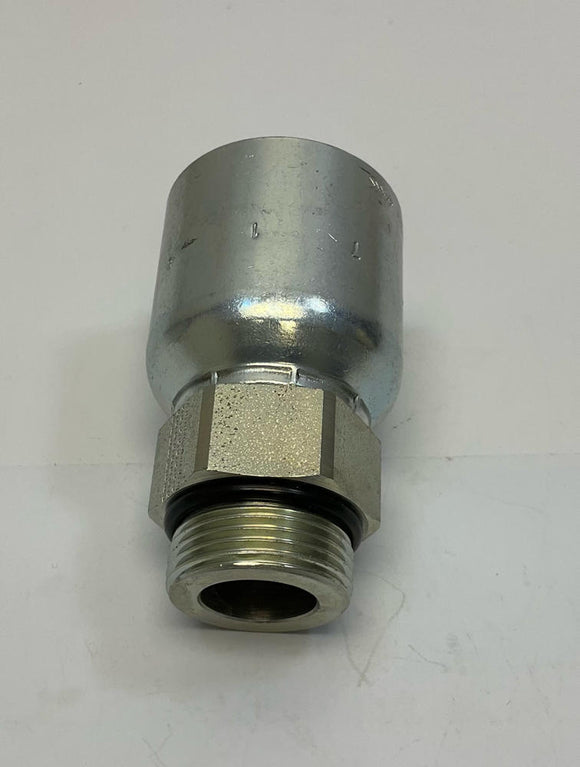 Parker  10571-16-16  1" Male Sae Straight w/ O-Ring x 1" ID Hose Crimp Fitting