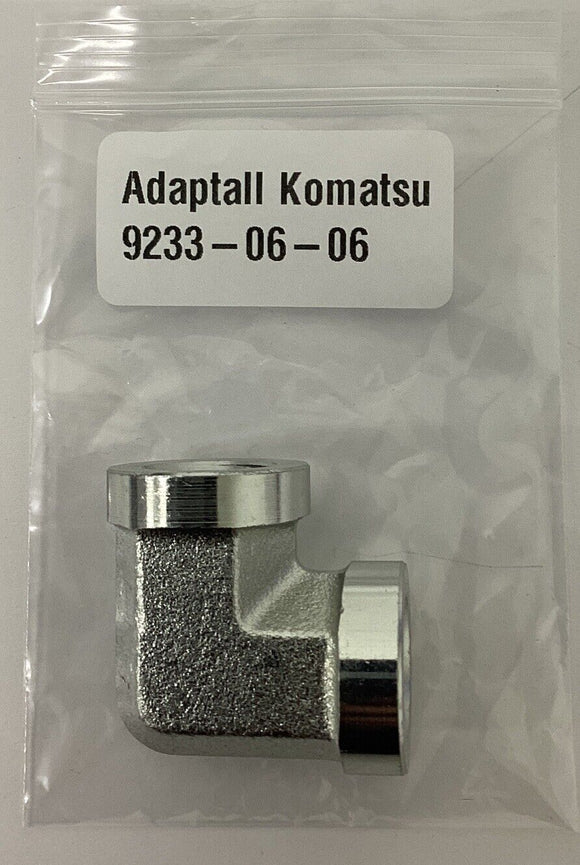 Adaptall Komatsu 9233-06-06 90 Degree BSPP 3/8-19x 3/8-19