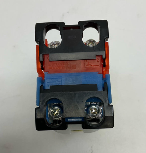 Fuji Electric AR22MOR-11Y Momentary Yellow Mushroom Push Button