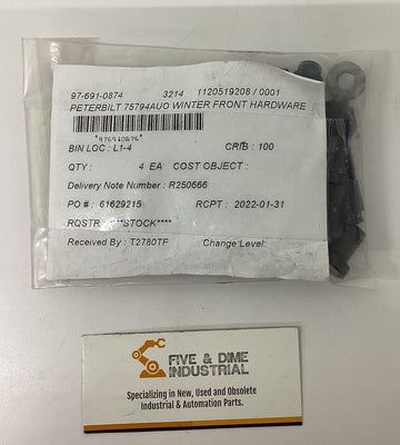 Paccar 75794 Winterfront Hardware 8x Studs, Washers, Plugs