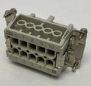 Harting 10 E-BU-S HAN Female Connector, 10 Pole, 10 Pin, Screw Terminal-5