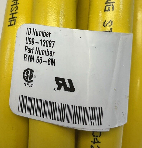 Turck RYM 66-6M MiniFast Cordset U99-13087