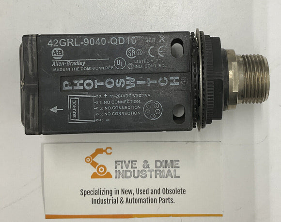 Allen Bradley 42GRL-9040-QD10 Ser.X Photoswitch