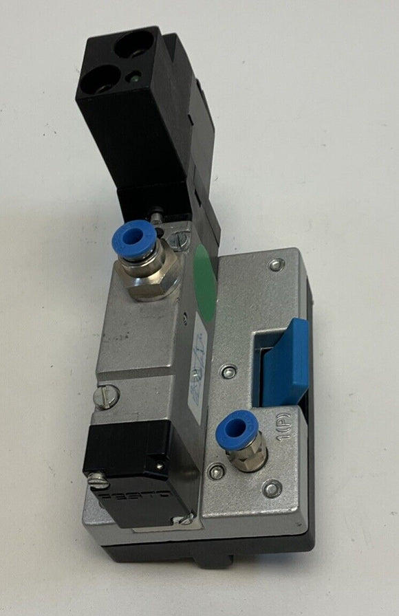 Festo MEH-3/2-1/8-P-B 2-way Pneumatic Solenoid Valve 173126 24VDC