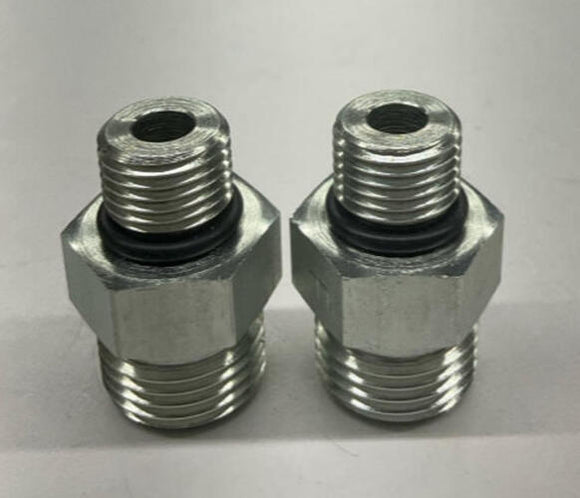 Parker 6-5-F50L0-5  3/8" x 1/2" Straight Seal-Lok Nipple 2-pack