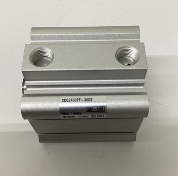 SMC CDQ2A50TF-30DZ Compact Cylinder 50mm Bore x 30mm Stroke - 0