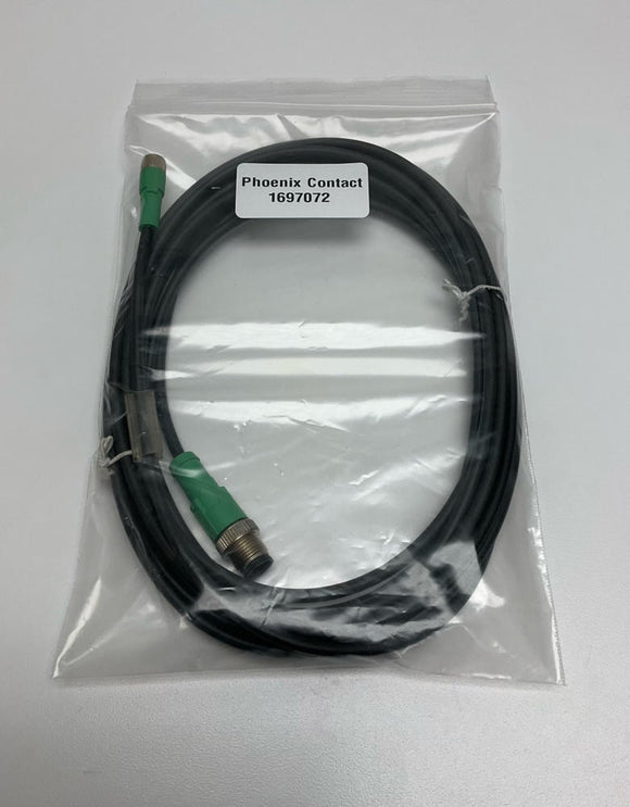 Phoenix Contact 1697072 4-Pin Cable M12 Male- M8 Female  5-Meters