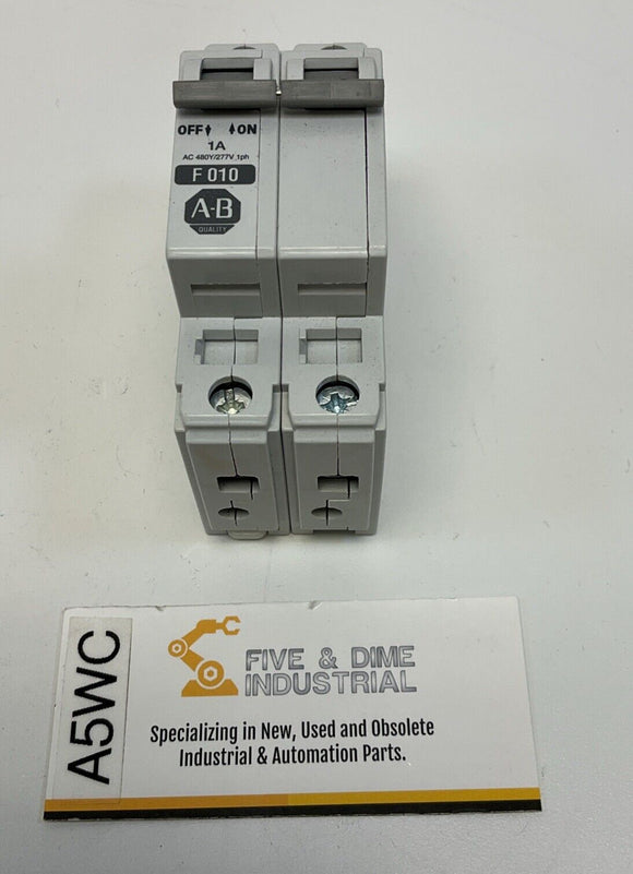 Allen Bradley 1492-CB2-F010 Ser. C 1A 480277 Volt Max Circuit Breaker 2-Pole