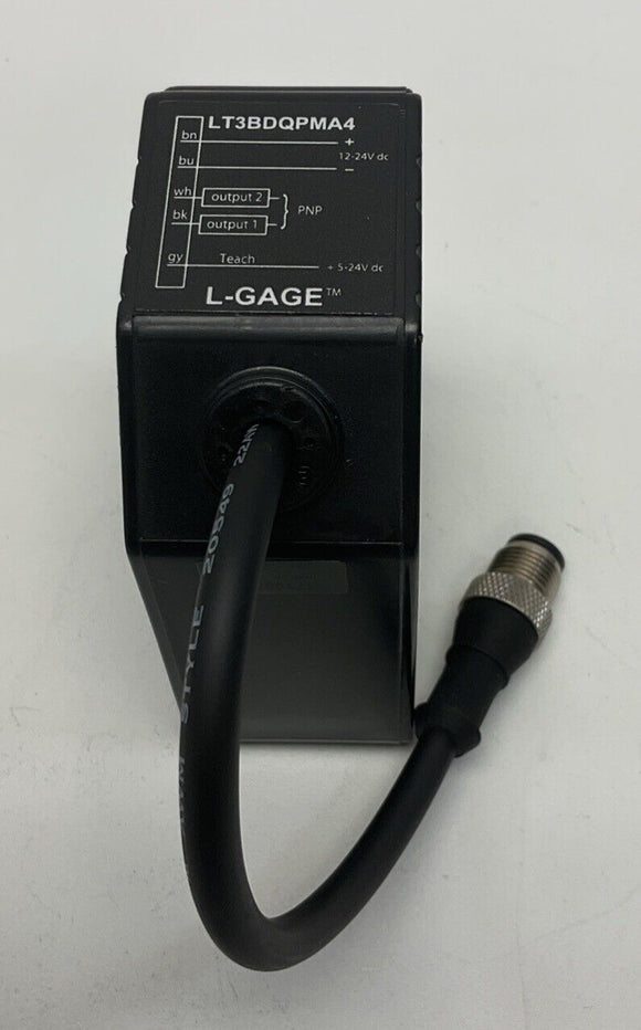 Banner LT3BDQPMA4 Laser Sensor 50M Range Time Of Flight