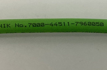 Murr 7000-44511-7960050 M12 Male/Male 4-Pole Shielded Cable .5M - 0