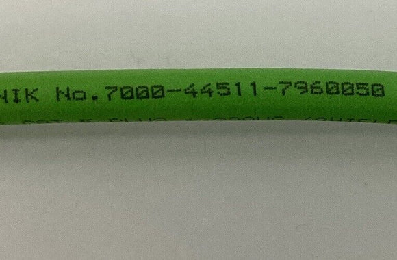 Murr 7000-44511-7960050 M12 Male/Male 4-Pole Shielded Cable .5M