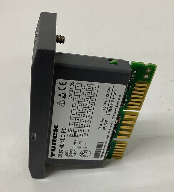 Turck BL67-4DI4DO-PD Input Output Module 6827203