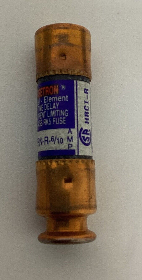 Bussmann FRN-R-6/10  Fusetron RK5 Class Fuses .6Amp Box of 10