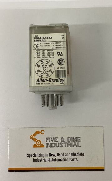 Allen Bradley 700-HA32A1 120VAC Ser. A Control Relay 10A 230VAC