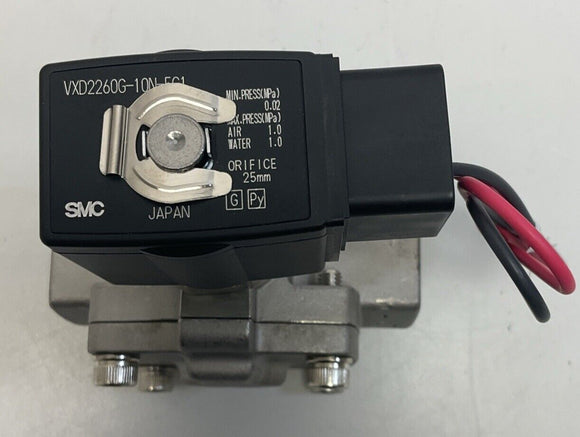 SMC VXD2260G-10N-5C1 Pneumatic 2-Way Media Valve