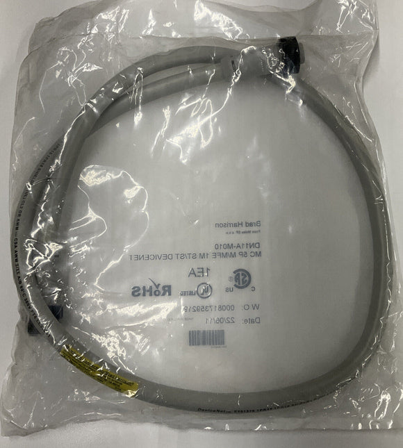Brad Harrison Molex DN11A-M010 1 Meter DeviceNet 5-Pole M/MFE Cable