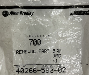 Allen Bradley 40266-583-02 3 Amp Jumper Kit Lot of 3