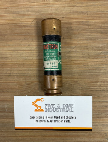 Fusetron FRN-R-50 Lot of 5  Fuse Duel Element Time Delay - 0