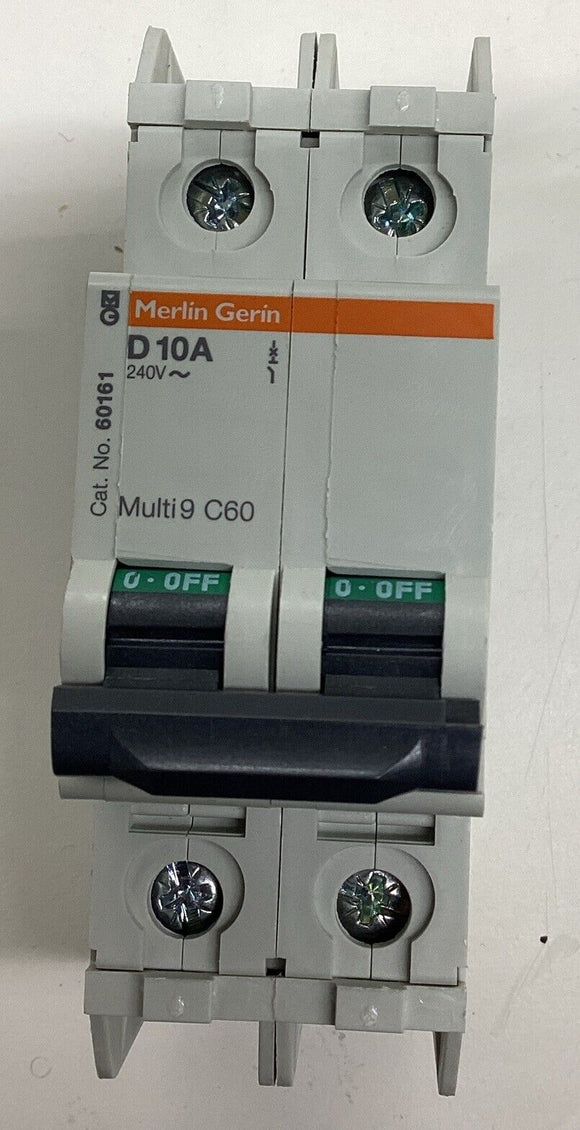 Square D 60161 Miniature Circuit Breaker 2 Pole  240V 10A