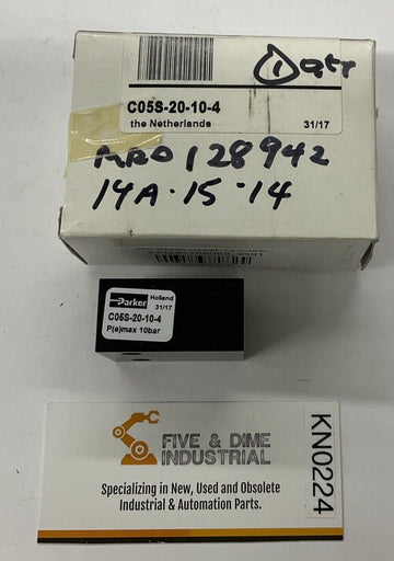 Parker C05S-20-10-4 Compact Pneumatic Cylinder 200mm Bore, 4mm Stroke